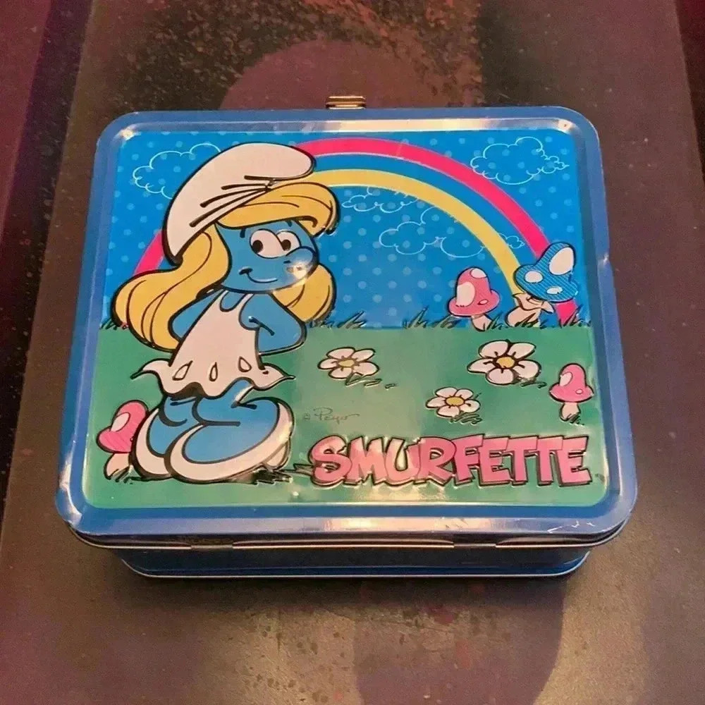 Smurf lunchbox vintage 2009